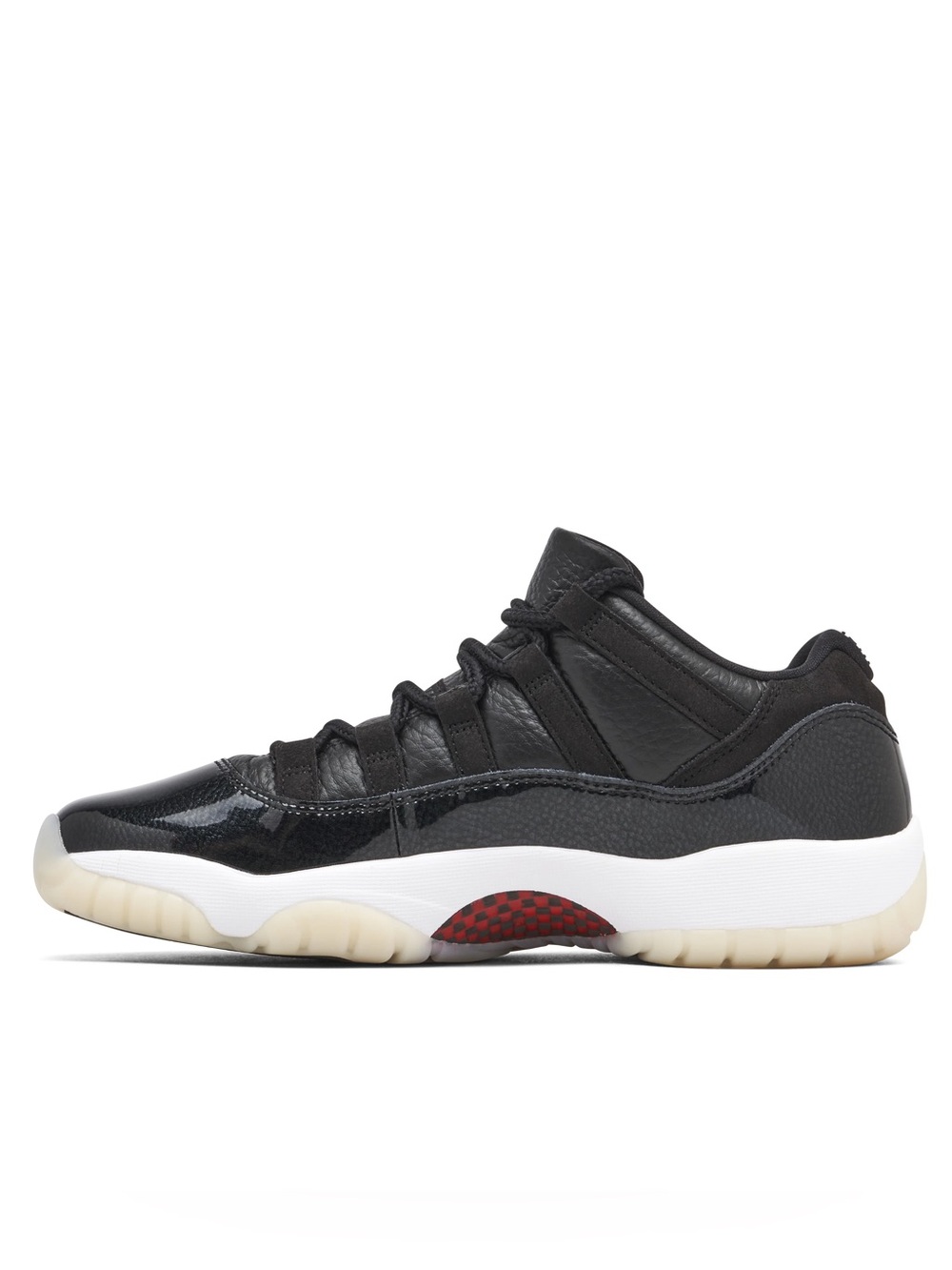 Jordan Big Kid's 11 Retro Low "72-10" Sneaker In Black/Gym Size 6.5